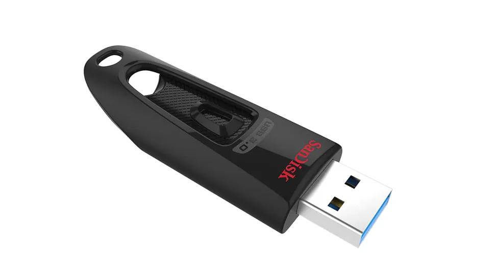 SanDisk® Ultra® USB 3.0 Flash Drive, 64GB, Black