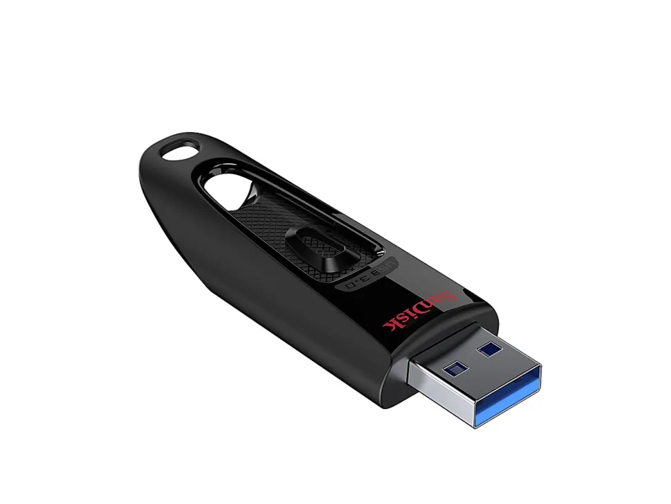 SanDisk® Ultra USB 3.0 Flash Drive, 64GB, Black