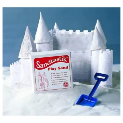Sandtastik® Play Sand, 25 lb, Sparkling White, Pack Of 2