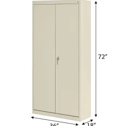 Sandusky Value Series 36"W Light Duty Storage Cabinet, Putty
