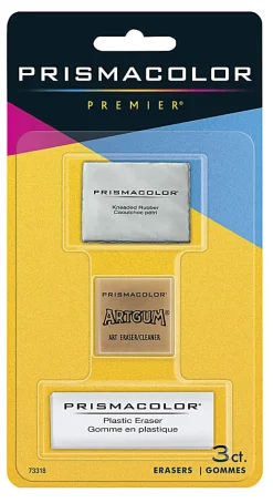 Sanford® Design® Art Erasers Value Pack, Assorted Colors, Pack Of 3