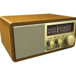 Sangean FM / AM Analog Wooden Cabinet Receiver - Headphone