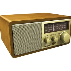 Sangean FM / AM Analog Wooden Cabinet Receiver - Headphone