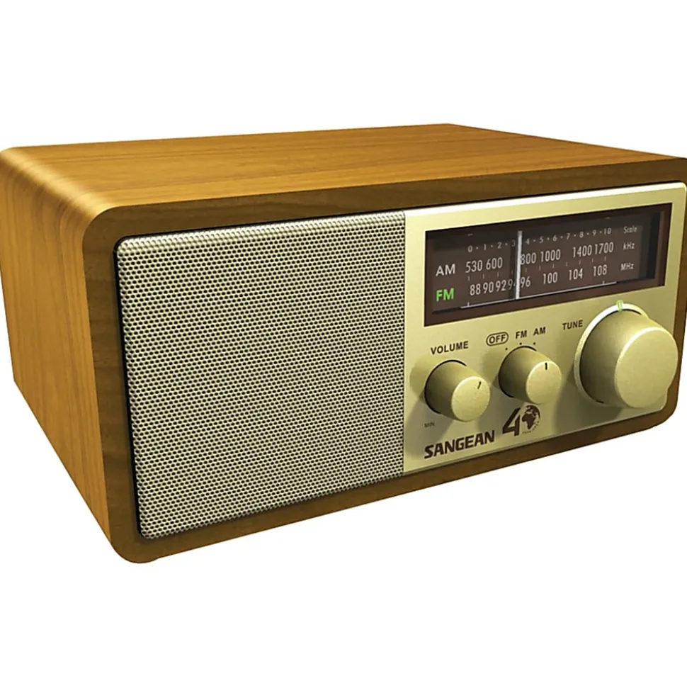 Sangean FM / AM Analog Wooden Cabinet Receiver - Headphone