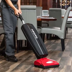 Sanitaire QUICKBOOST Cordless Commercial Upright Vacuum, Black