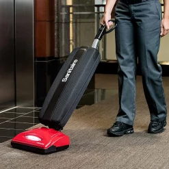 Sanitaire QUICKBOOST Cordless Commercial Upright Vacuum, Black