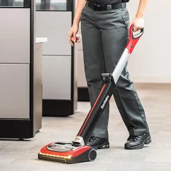 Sanitaire TRACER Cordless Commercial Stick Vacuum, Red/Black