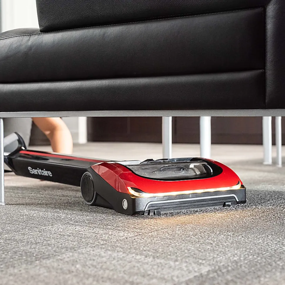 Sanitaire TRACER Cordless Commercial Stick Vacuum, Red/Black