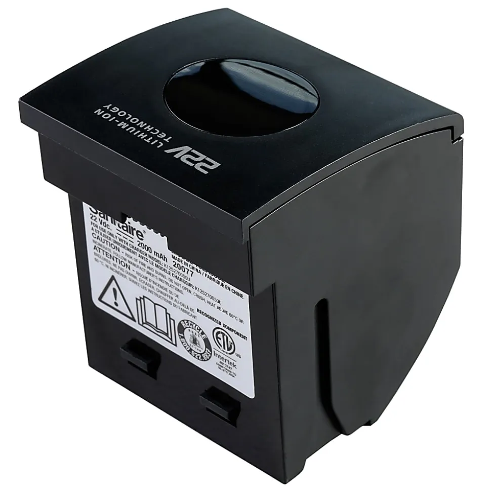 Sanitaire TRACER Cordless Vacuum Battery, Compatible With TRACER Cordless Vacuum SC7100, 3-13/16” x 3-1/8”, Black