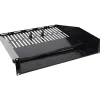 Sanus Component Series AV Rack Shelf - 2RU Vented Rack Shelf - Black -  - CASH22B1