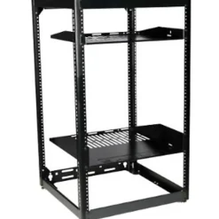 Sanus Component Series 20RU Open Frame Network Rack - AV Rack - 35in - Black - - CFR1620B1
