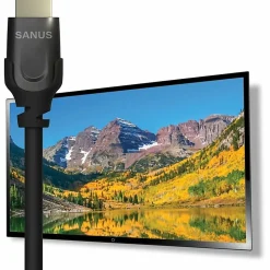 SANUS Premium High Speed HDMI Cable 5 Meter (In-Wall Rated) - 16.40 ft HDMI A/V Cable - SAC20HDMI5
