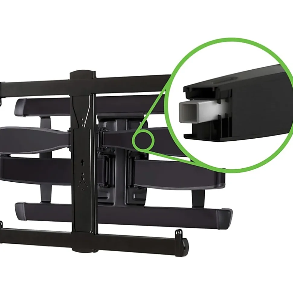 SANUS Premium VXF730 Wall Mount for TV, Flat Panel Display - Black - 46" to 95" Screen Support - 175 lb Load Capacity - VXF730B2