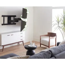 SANUS Premium VXF730 Wall Mount for TV, Flat Panel Display - Black - 46