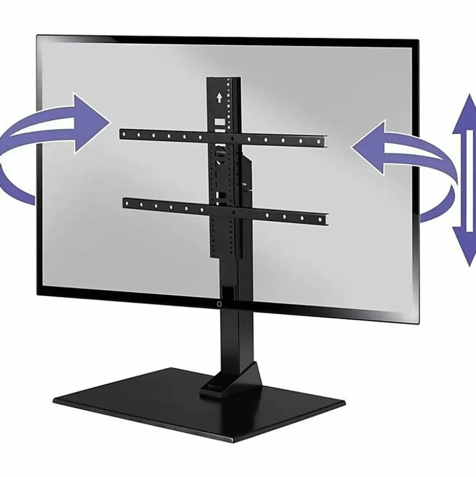 Sanus Swivel TV Stand - Adjustable TV Stand - For Flat Panel TVs 40-86" - 40" to 86" Screen Support - VSTV2B2