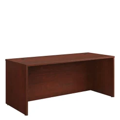Sauder® Affirm Collection Executive Desk With Two 2-Drawer Mobile Pedestal Files, 72"W x 30"D, Classic Cherry