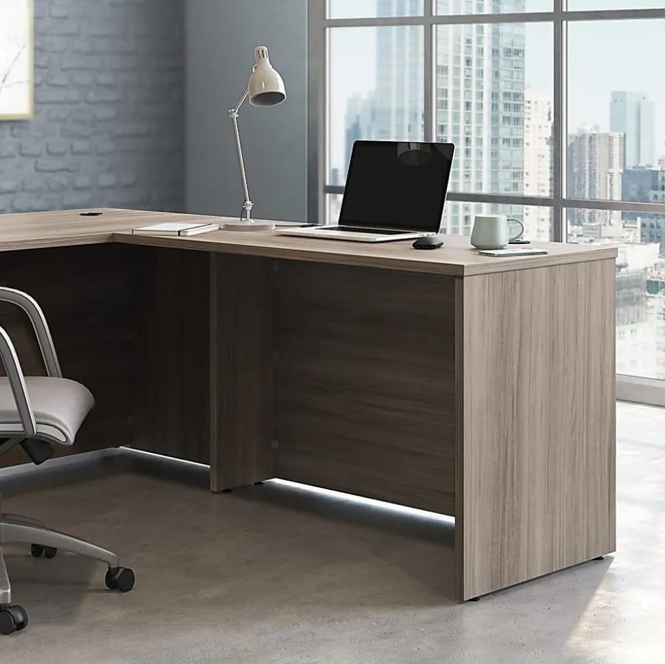 Sauder® Affirm 48”W Computer Desk Shell, Hudson Elm