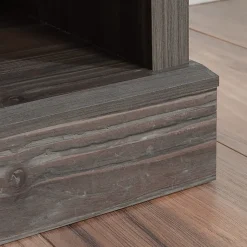 SauderĀ® Aspen Post 65"W Credenza Computer Desk, Pebble Pine