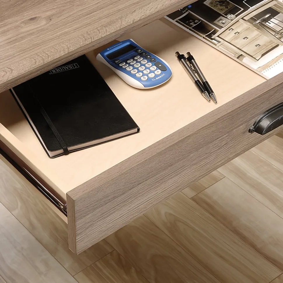 Sauder® Barrister Lane 69"W L-Shaped Computer Desk, Salt Oak