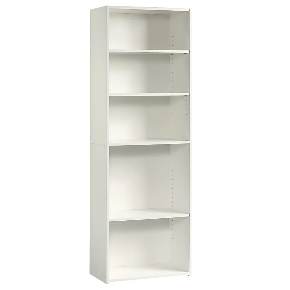Sauder® Beginnings 72"H 5-Shelf Bookcase, Soft White