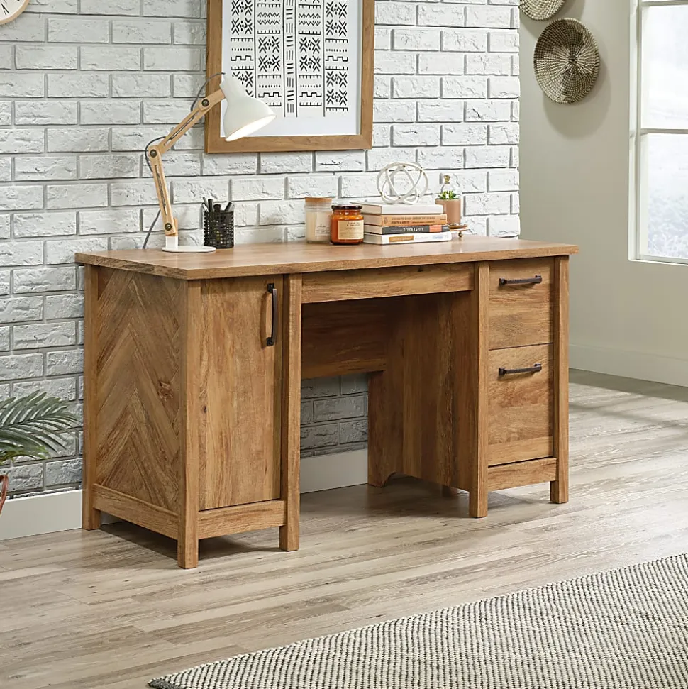 Sauder® Cannery Bridge 54"W Computer Desk, 54"W, Sindoori Mango