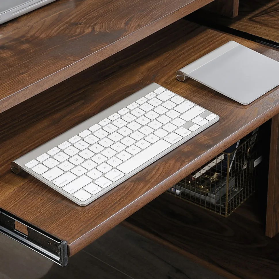 Sauder® Clifford Place 59"W L-Shaped Corner Desk, Grand Walnut