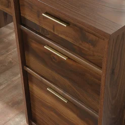Sauder® Clifford Place 59"W Mid-Century Executive Computer Desk, Grand Walnut