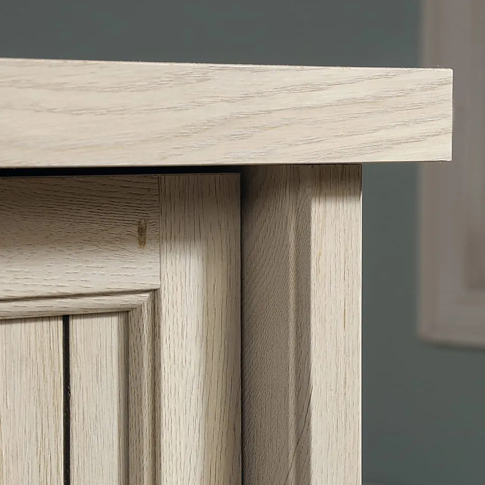 Sauder® Costa 66"W Executive Computer Desk, Chalked Chestnut