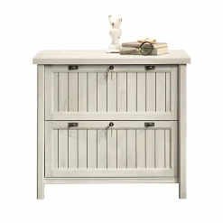Sauder® Costa 33-3/8"W x 21-7/8"D Lateral 2-Drawer File Cabinet, Chalked Chestnut