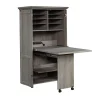 Sauder® Craft 36”W Storage Armoire And Stow Away Desk, Mystic Oak
