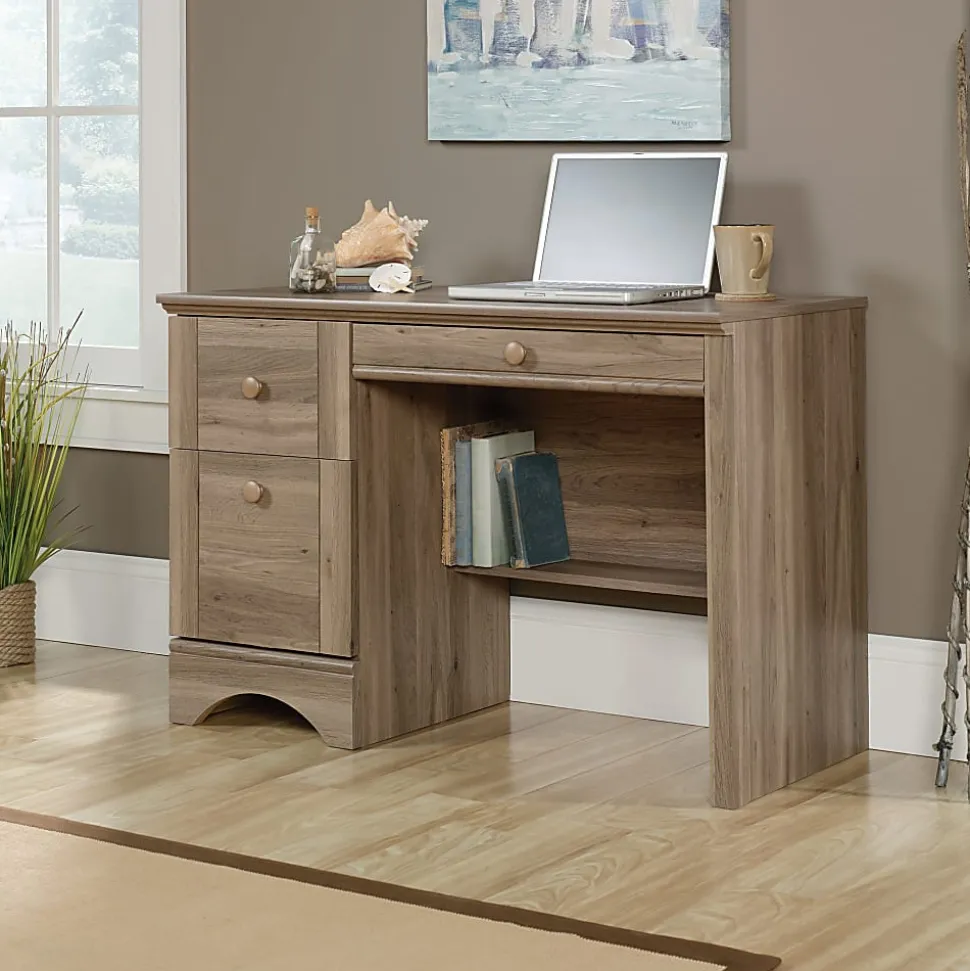 Sauder® Harbor View 44"W Computer Desk, Salt Oak