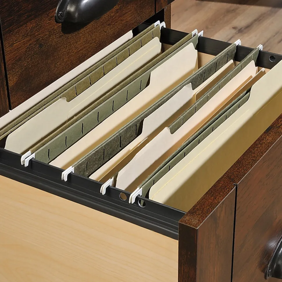 Sauder® Harbor View 67"W Corner Desk, Curado Cherry