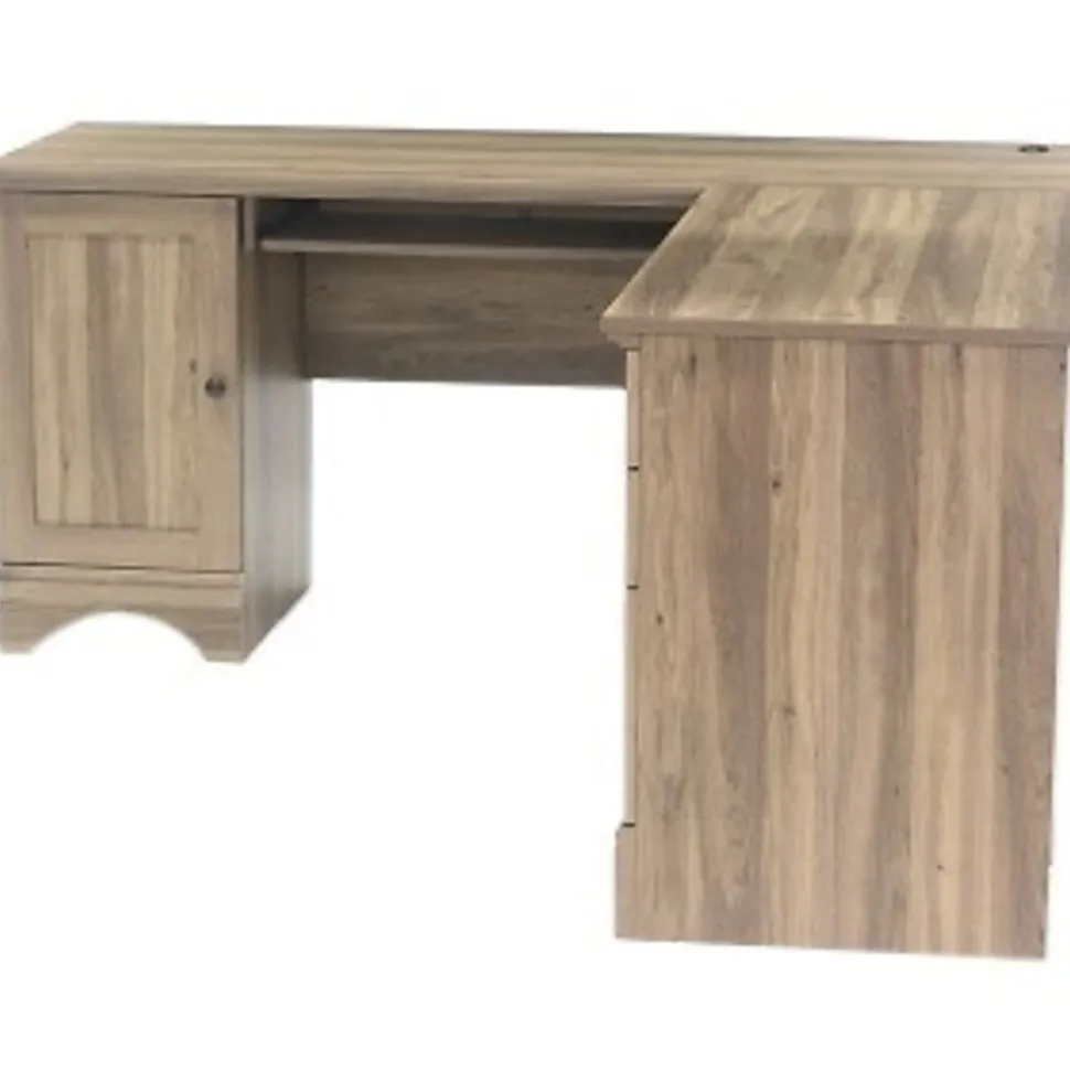 Sauder® Harbor View 66"W Corner Desk, Salt Oak
