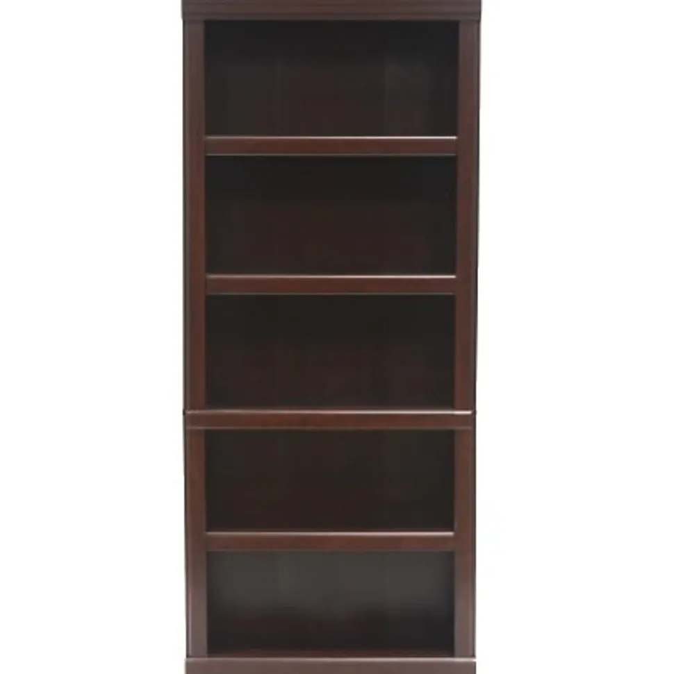 Sauder® Heritage Hill 72"H Bookcase, Open 5-Shelf, Classic Cherry