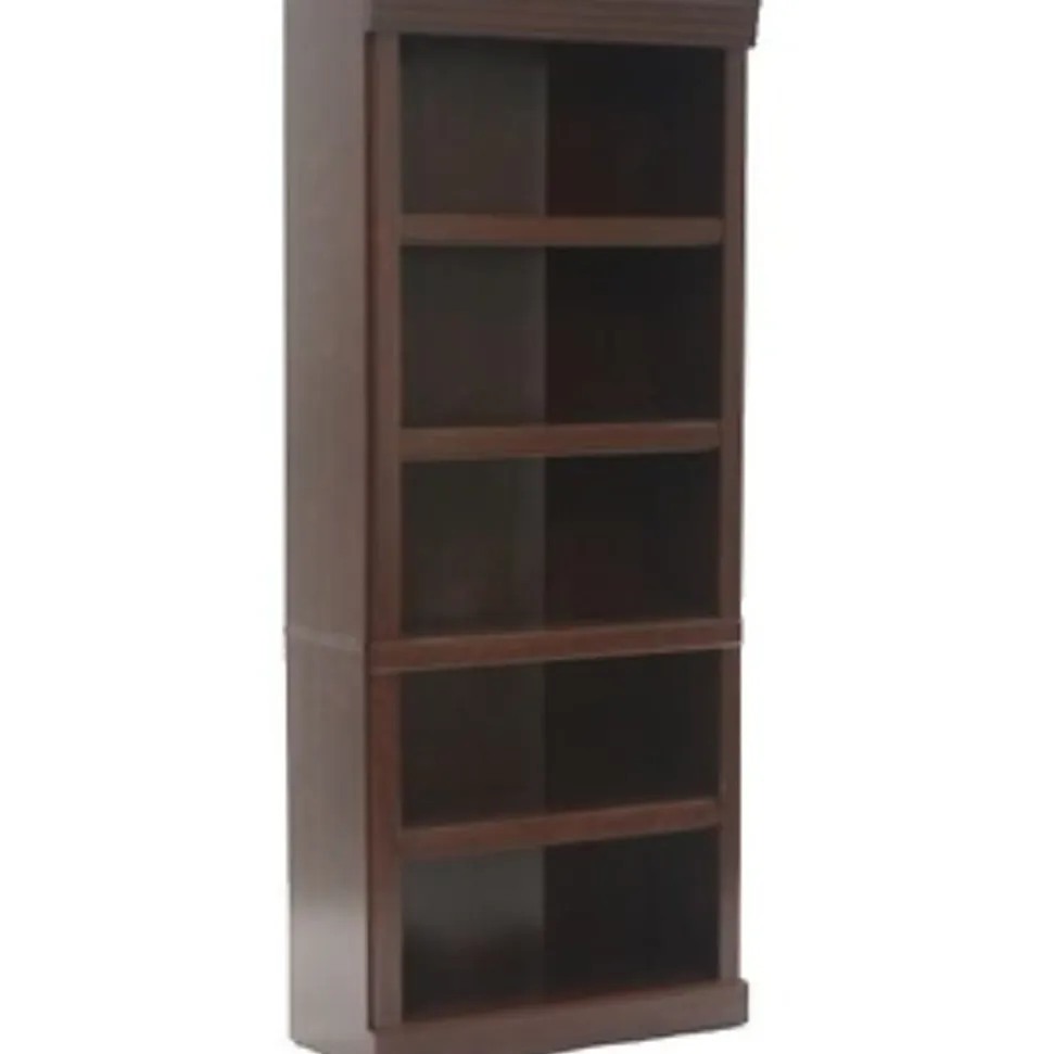 Sauder® Heritage Hill 72"H Bookcase, Open 5-Shelf, Classic Cherry