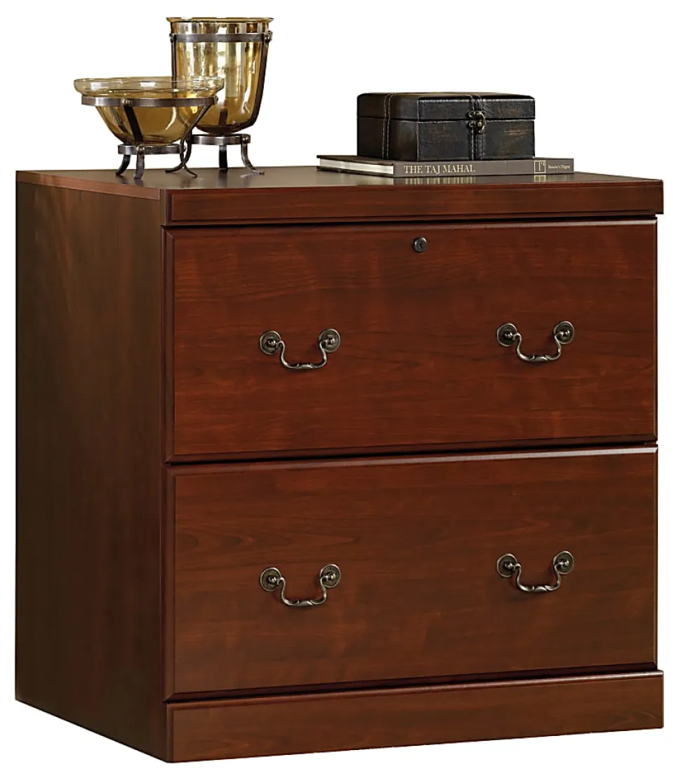 Sauder® Heritage Hill 30-1/8”W x 20-1/2"D Lateral 2-Drawer File Cabinet, Classic Cherry