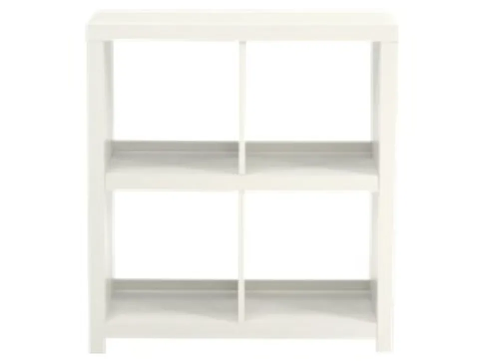 Sauder® HomePlus 33"H Cube Storage Bookcase, 4 Shelves, White