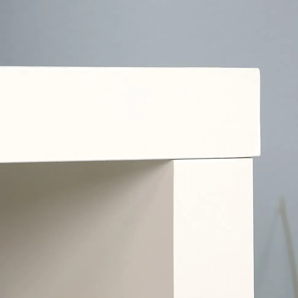 Sauder® HomePlus 33"H Cube Storage Bookcase, 4 Shelves, White