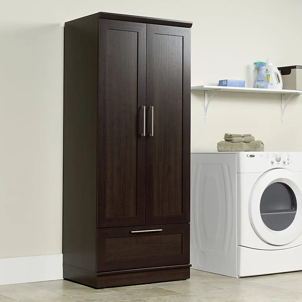 Sauder® HomePlus Wardrobe/Storage Cabinet, Dakota Oak