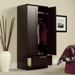 Sauder® HomePlus Wardrobe/Storage Cabinet, Dakota Oak