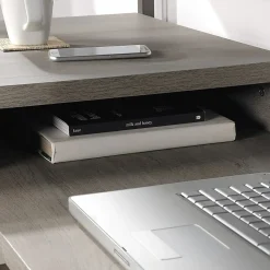Sauder® Manhattan Gate 61"W L-Shape Computer Desk With Wireless Charger, Mystic Oak