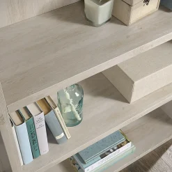 SauderĀ® Optimum 45"H 3-Shelf Bookcase, Chalked Chestnut