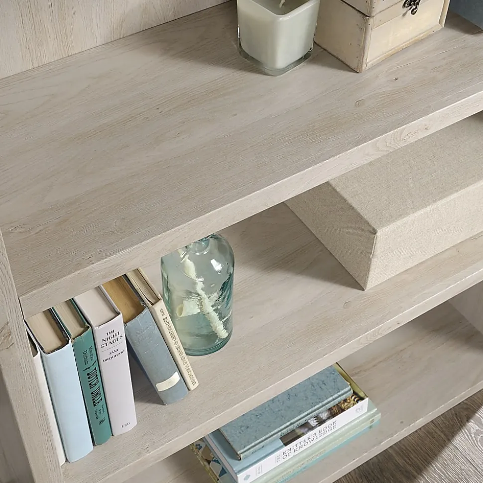 Sauder® Optimum 45"H 3-Shelf Bookcase, Chalked Chestnut