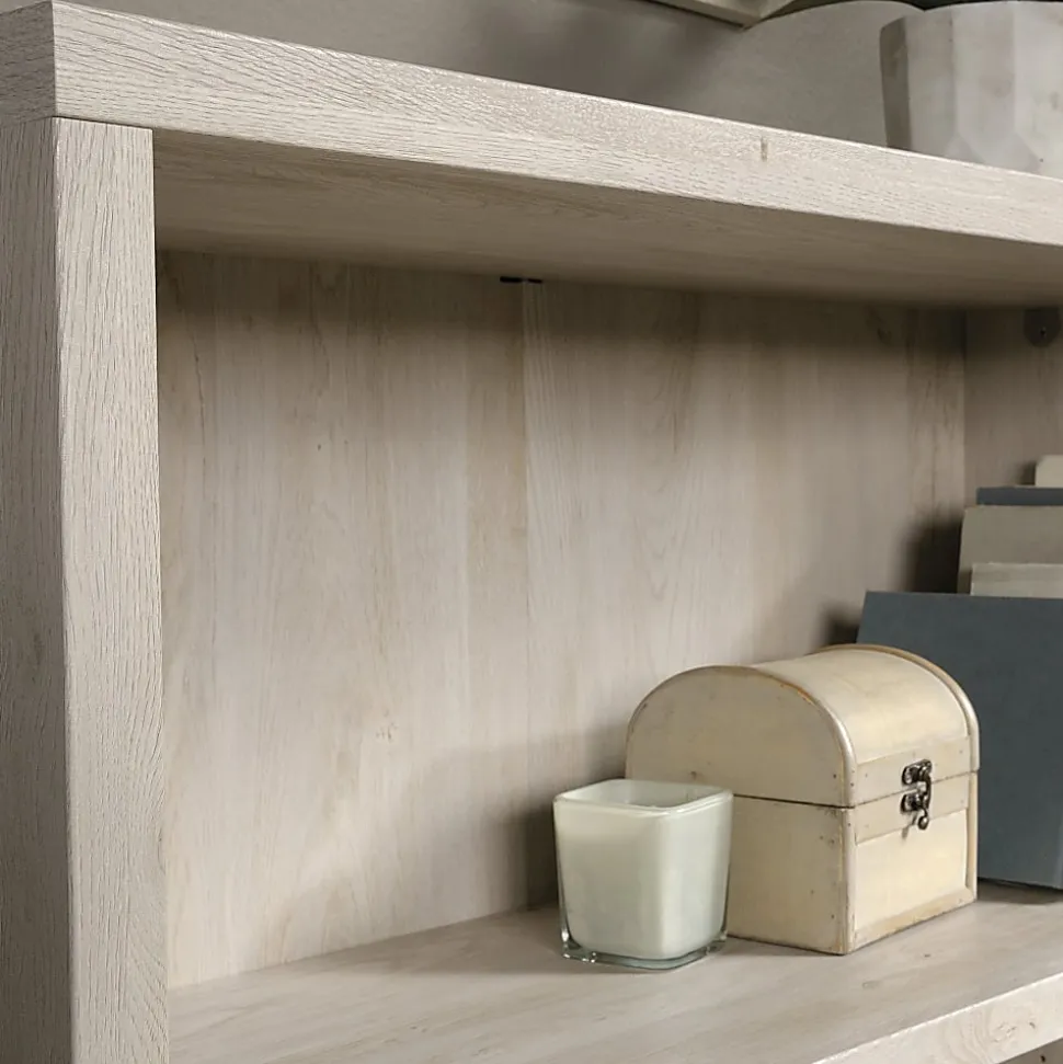 Sauder® Optimum 45"H 3-Shelf Bookcase, Chalked Chestnut