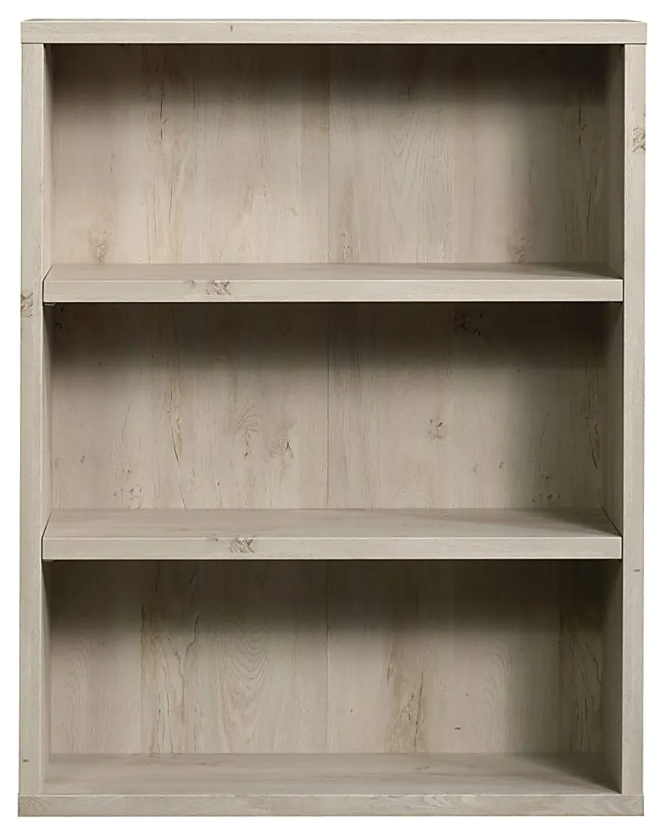 Sauder® Optimum 45"H 3-Shelf Bookcase, Chalked Chestnut