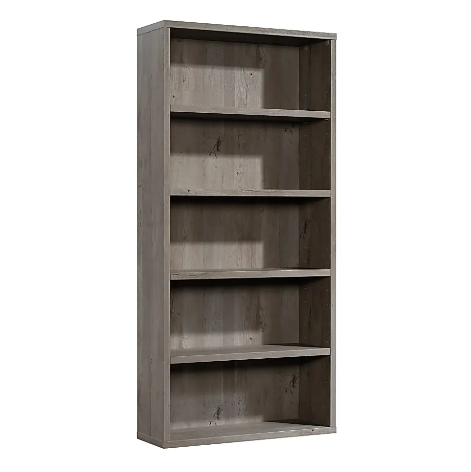 Sauder® Optimum 73-1/2"H 5-Shelf Bookcase, Mystic Oak