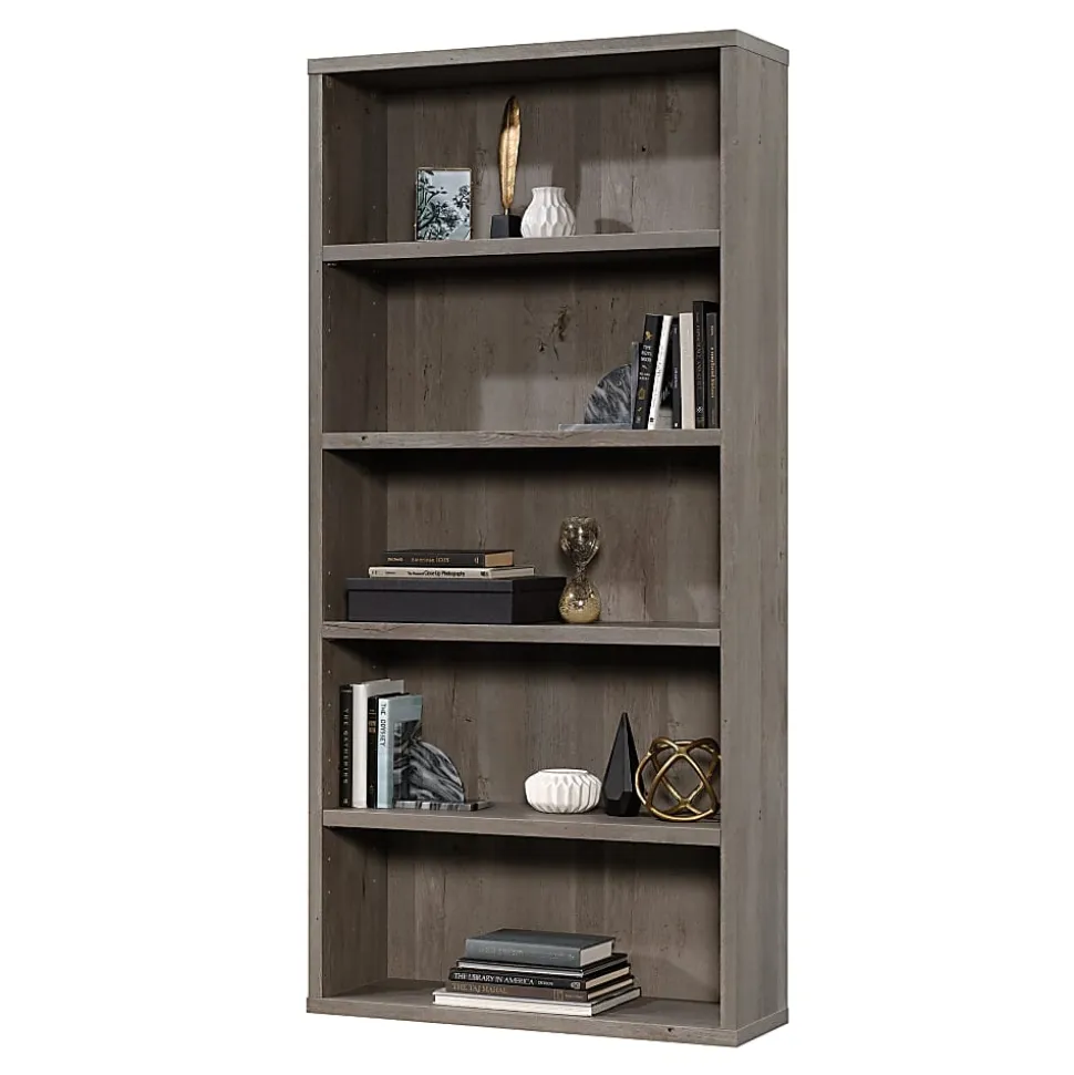 Sauder® Optimum 73-1/2"H 5-Shelf Bookcase, Mystic Oak