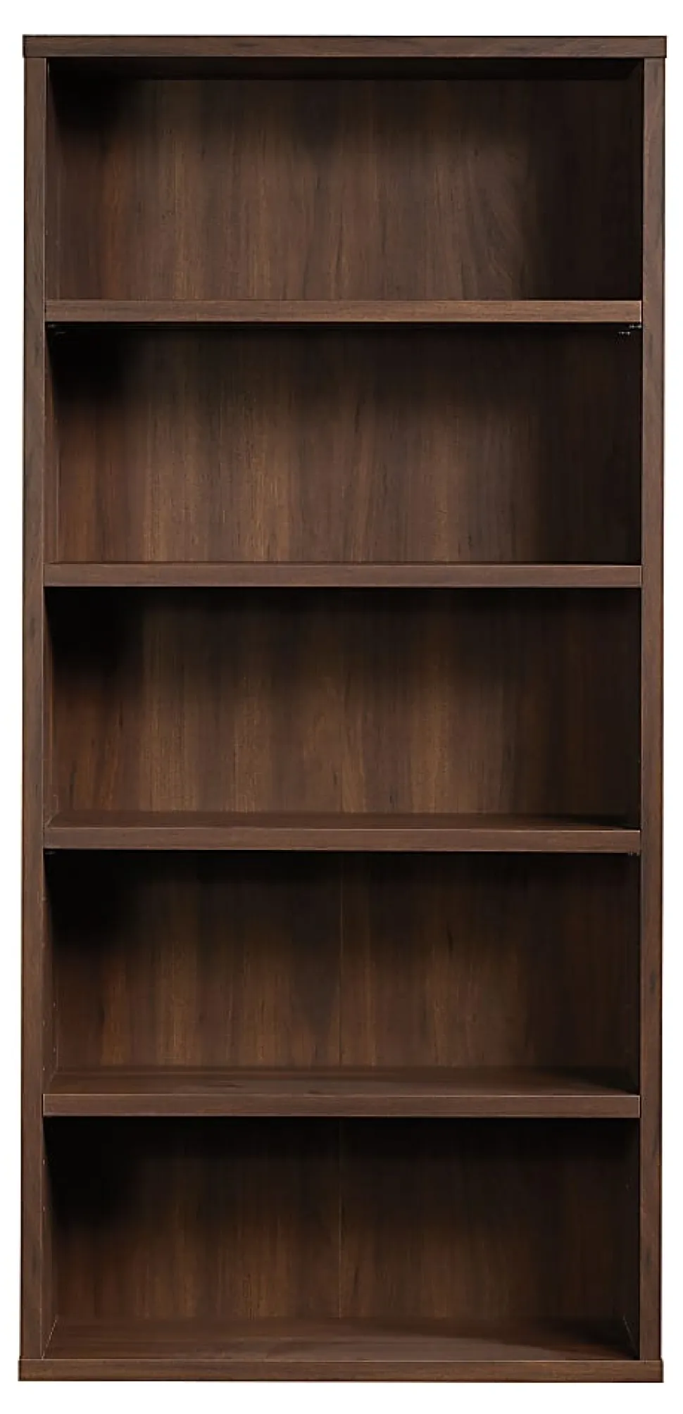 Sauder® Optimum 73-1/2"H 5-Shelf Bookcase, Spiced Mahogany