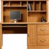Sauder® Orchard Hills 59"W Computer Desk With Hutch, Carolina Oak