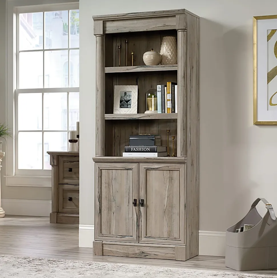 Sauder® Palladia 72"H 5-Shelf Library Bookcase, Split Oak